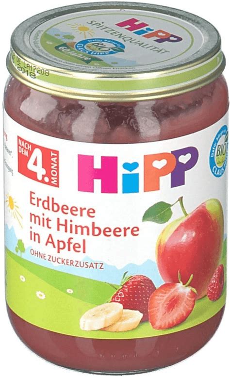 Hipp Erdbeere Mit Himbeere In Apfel G Ab Preisvergleich