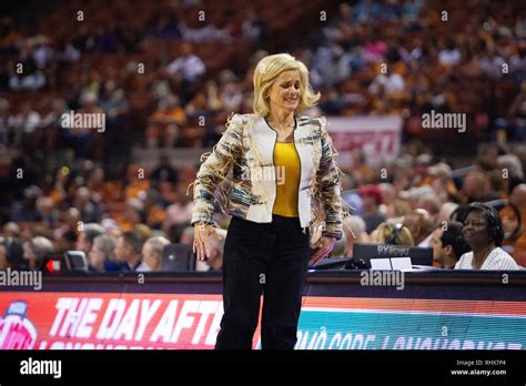 Austin Tx Usa 04th Feb 2019 Baylor Bears Head Coach Kim Mulkey In