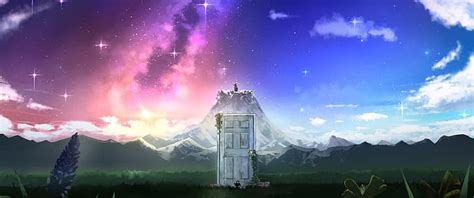 Suzume Sky Stars Digital Art Suzume No Tojimari Hd Wallpaper Nebula