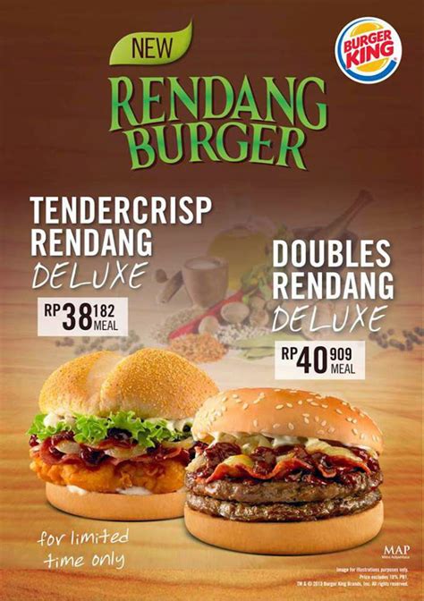 Daftar Menu Dan Harga Burger King Indonesia Terbaru 2018 Daftar Harga