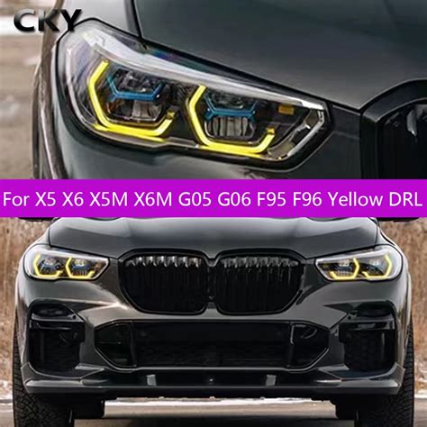 Car Yellow Drl Lights Module Board Set For Bmx X X X M X M G G