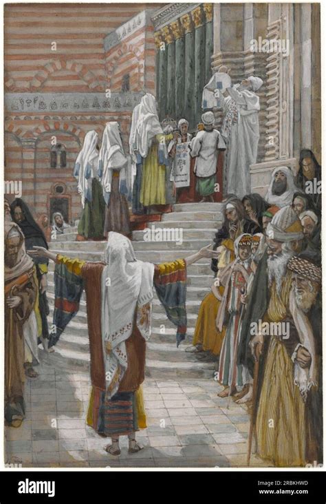 The Presentation Of Jesus In The Temple By James Tissot Stock Photo Alamy