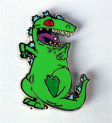 Reptar Hat Pin S Rugrats Lapel Pin By Realsic On Etsy Cool Patches