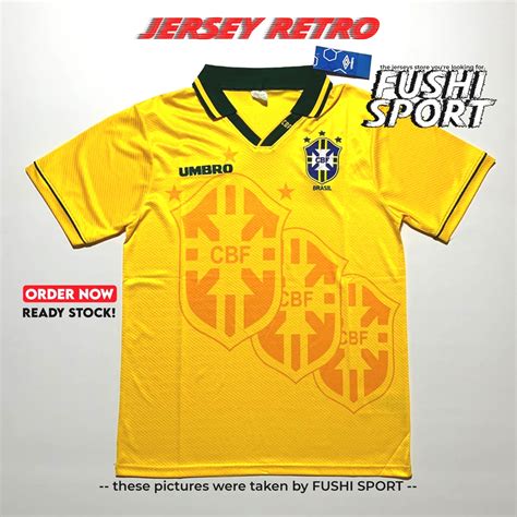 Jual JERSEY BAJU BOLA BRASIL HOME AWAY RETRO Shopee Indonesia