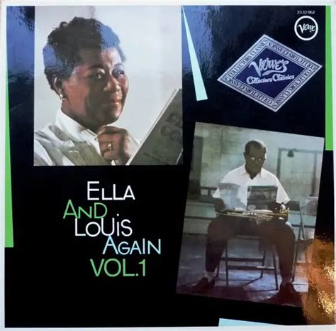 LP ELLA FITZGERALD Louis Armstrong Ella And Louis Again Vol 1 NEAR