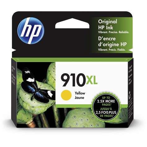 HP 910XL High Capacity Yellow Ink Cartridge 3YL64AN 140 B H