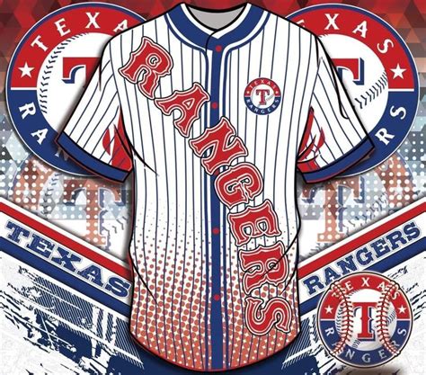Texas Rangers Baseball Jersey