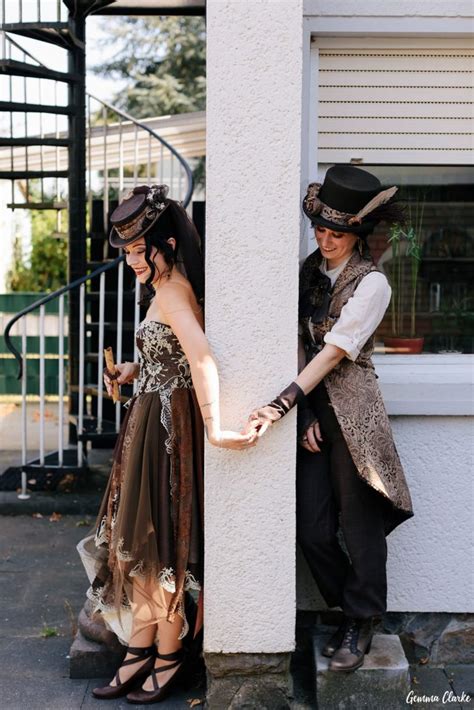 Steampunk Vintage Diy Same Sex Wedding In Germany