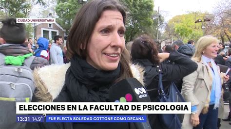 Fue Electa La Nueva Decana De La Facultad De Psicolog A Telefe