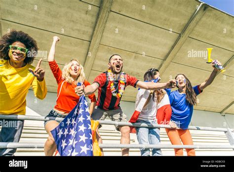 European Football Fans Silhouette Hi Res Stock Photography And Images