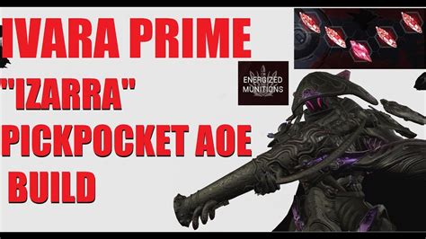 Warframe Izarra Aoe Pickpocket Build Full Archon Shard Loadout