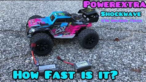 Powerextra Shockwave 1 16 RC Truck How Fast Is It YouTube