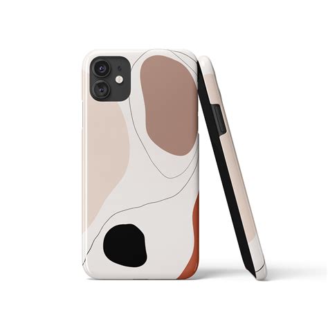 Beige Drawing Iphone Case 3 — Hypesheriff