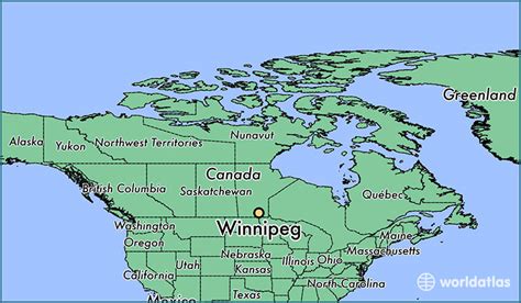 Where Is Winnipeg Mb Winnipeg Manitoba Map