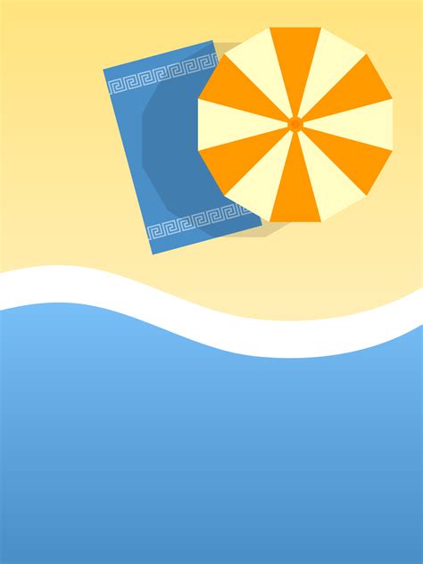 Beach Umbrella Illustration Free Stock Photo Public Domain Pictures