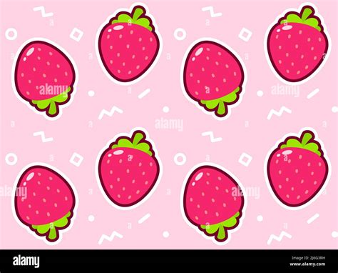 Pink Strawberry Clipart