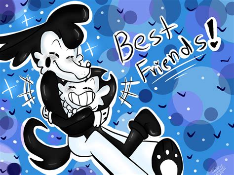 Bendy And Boris Ink Hug By Fanshine Zero On Deviantart