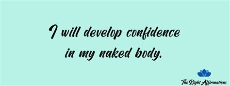 Affirmations For Confidence In My Naked Body Unfinished Success