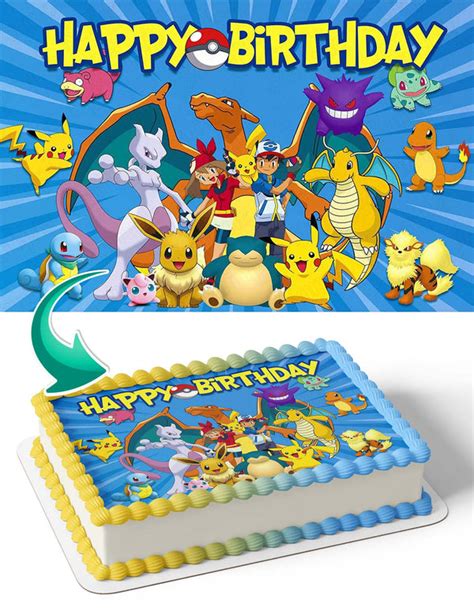 Rectangle Cake Toppers Page 6 Ediblecakeimage