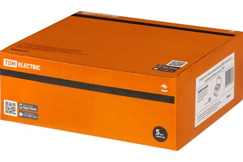 Винтовая изолированная клемма TDM ELECTRIC КВИ-3 для Al и Cu проводов 6 ...