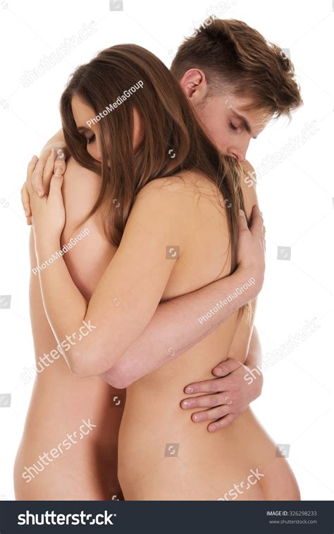 Beautiful Naked Couple Love Tender Embrace Stock Photo 326298233