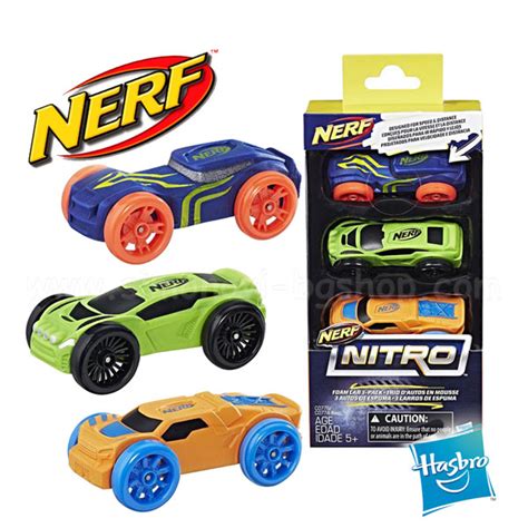 Nerf Nitro Foam Car 3Pk C0774 – King of Toys Online & Retail Toy Shop