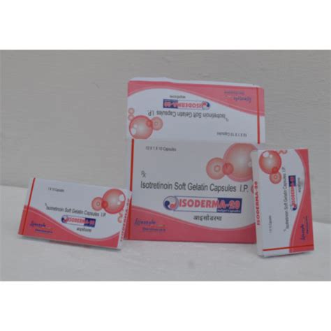 Finished Product Isotretinoin Soft Gelatin Capsules Packing Size 1 X