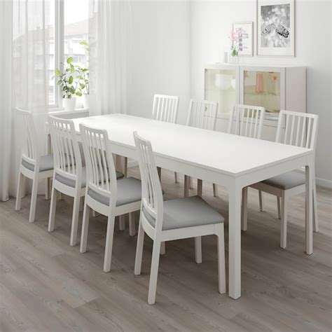 Ekedalen Mesa Extensible Blanco Longitud Mínima 180 Cm Ikea