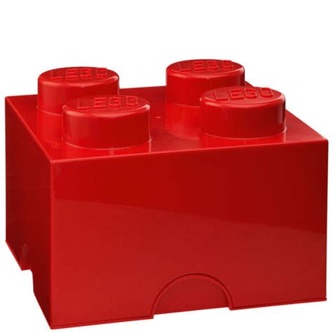 LEGO Storage Brick 4 - Red Toys | TheHut.com