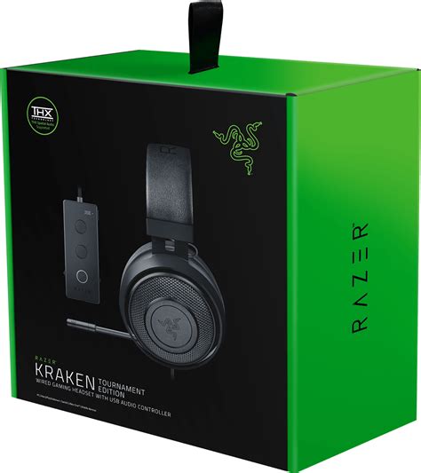 Razer Kraken Tournament Edition Wired Gaming Headset Black Pc Ps