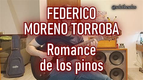 Federico Moreno Torroba Romance De Los Pinos Classical Guitar