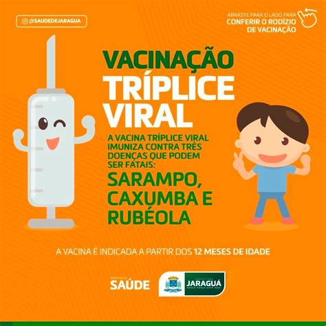 vacina triplice viral prefeitura municipal de jaragua