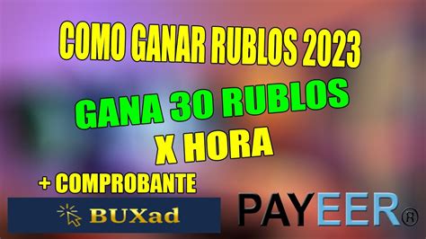 La Mejor Pagina Para Ganar Rublos Como Ganar Dinero Para Payeer