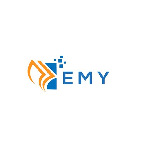 Emy Credit Repair Accounting Logo Design On White Background Emy