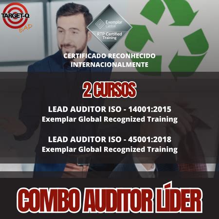 Combo Auditor Líder ISO 14001 ISO 45001 Target Q