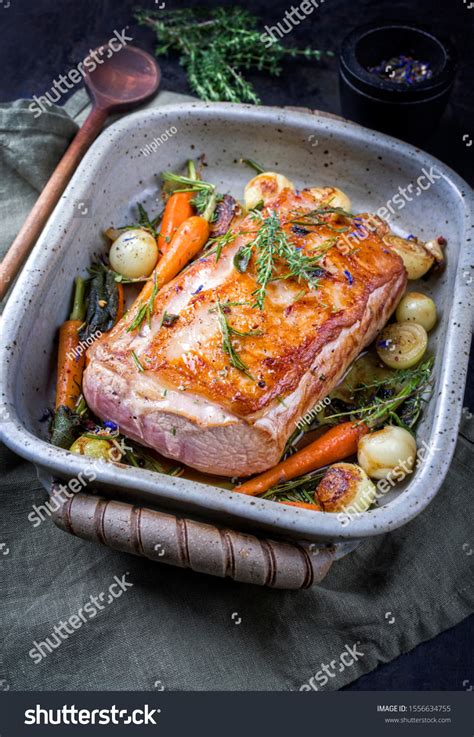 Traditional Roasted Dry Aged Veal Tenderloin Stock Photo