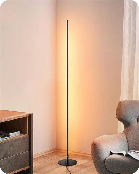 Edishine Modern Led Floor Lamp 575 Minimalist Dimmable Corner