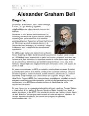 Alexander Graham Bell docx 1 RAFAEL DE LA PEÑA SOLÍS FÍSICA 1