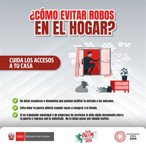 ¿cómo Evitar Robos En El Hogar Campañas Ministerio Del Interior