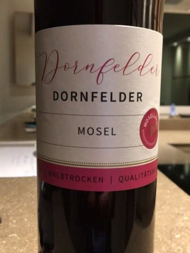 Moselland Dornfelder Halbtrocken Vivino Us