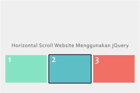 Horizontal Scroll Website Menggunakan Jquery Eplusgo