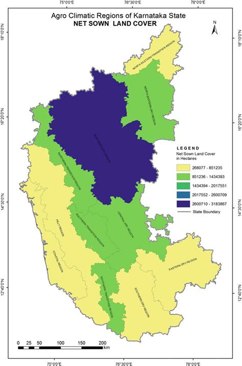 12 Karnataka State net area sown | Download Scientific Diagram