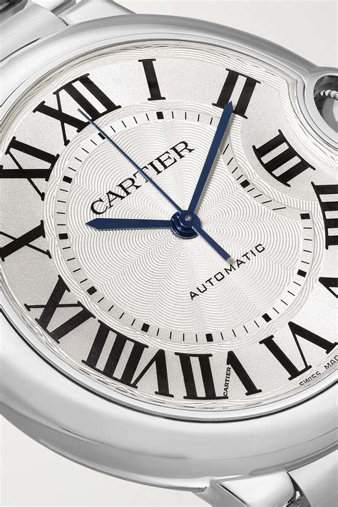 Silver Ballon Bleu De Cartier Automatic Mm Stainless Steel Watch