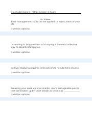 Quiz Docx Quiz Submissions Lesson Exam Points Time