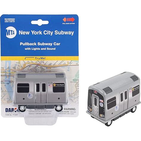 New York City Mta Subway Battery Operated Train Set With Track 3