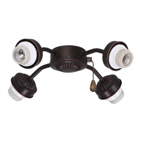 Emerson Emerson 4-Light Arm LED Ceiling Fan Fitter- Venetian Bronze ...