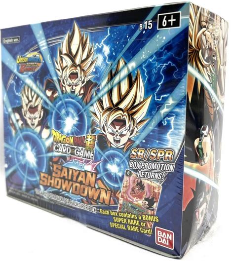 Dragon Ball Super Tcg Saiyan Showdown Booster Box King Cobra Card