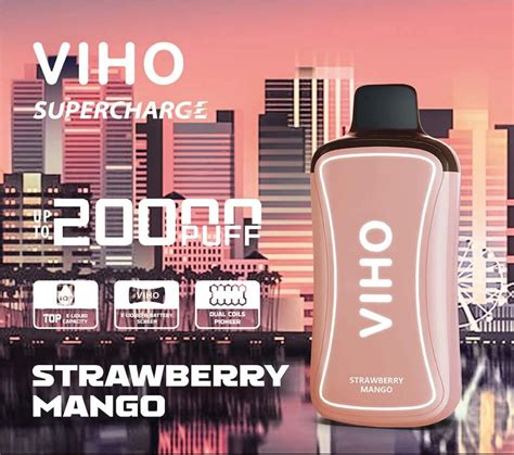 Viho Supercharge Disposable Vape Puffs Strawberry