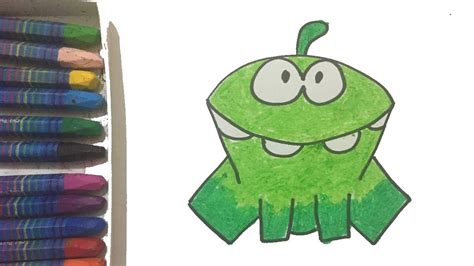 How To Draw An Om Nom Youtube