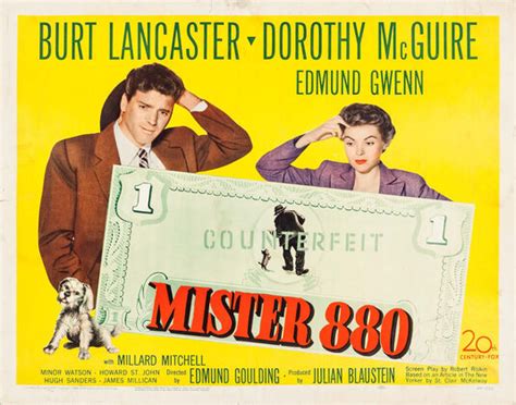 Mister 880 Movie Poster (#2 of 2) - IMP Awards